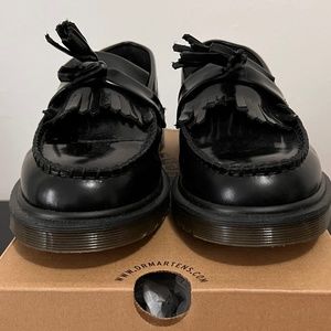 Dr. Martens Adrian - Polished Smooth Black tassel loafer